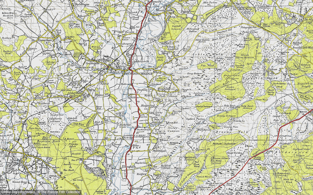 Old Map of Hyde, 1940 in 1940