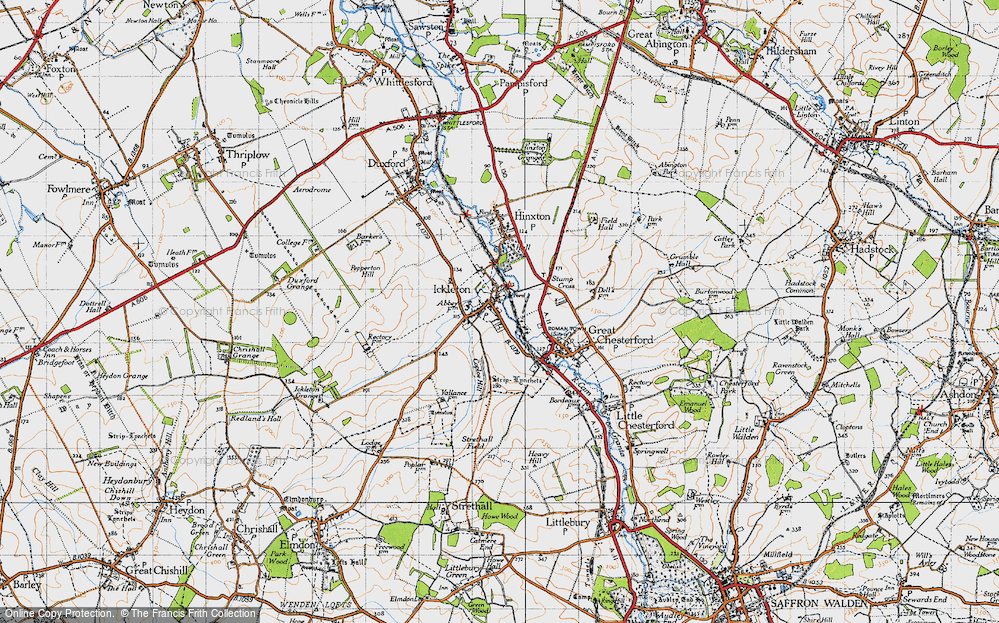 Old Map of Ickleton, 1946 in 1946