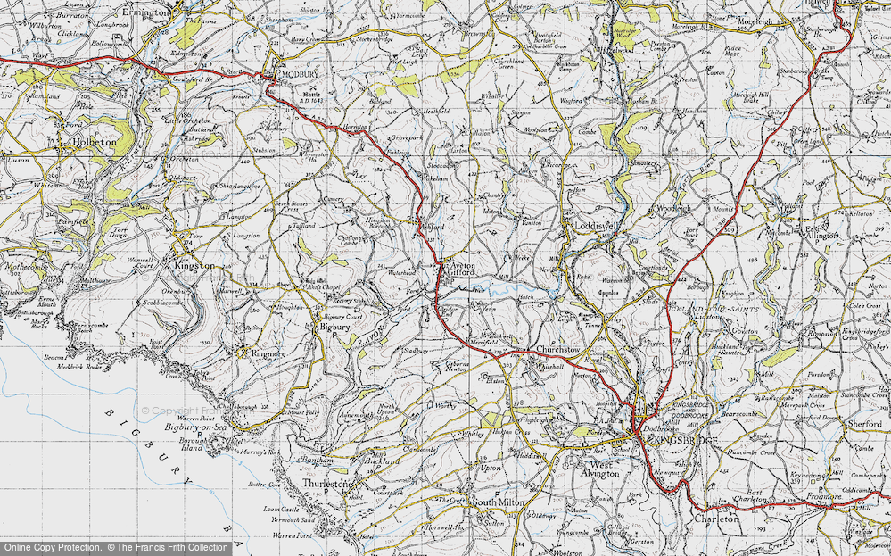 Old Map of Icy Park, 1946 in 1946