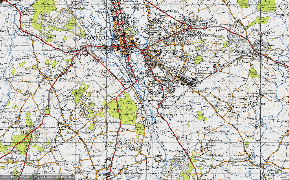 Old Map of Iffley, 1947 in 1947