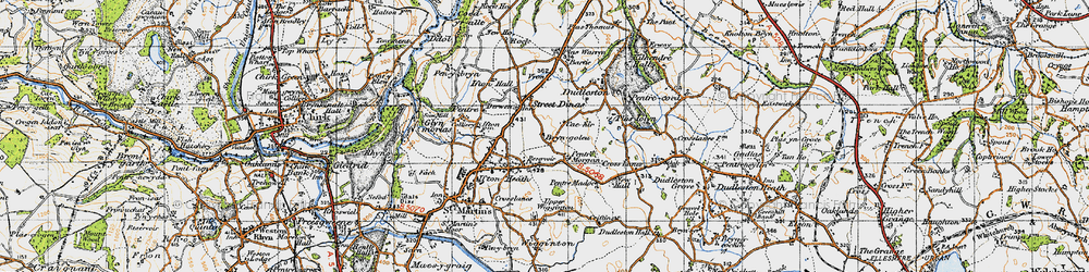 Old map of Ifton Heath in 1947
