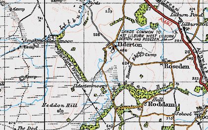 Old map of Ilderton in 1947