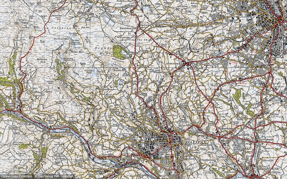 Old Map of Illingworth, 1947 in 1947