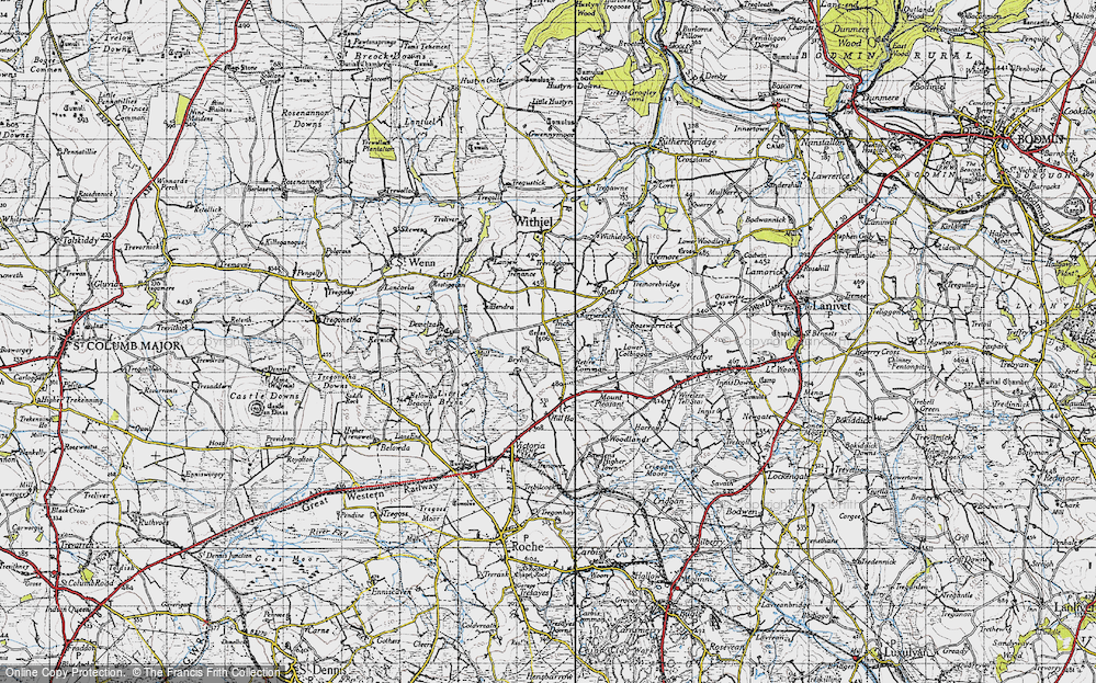 Old Map of Inchs, 1946 in 1946