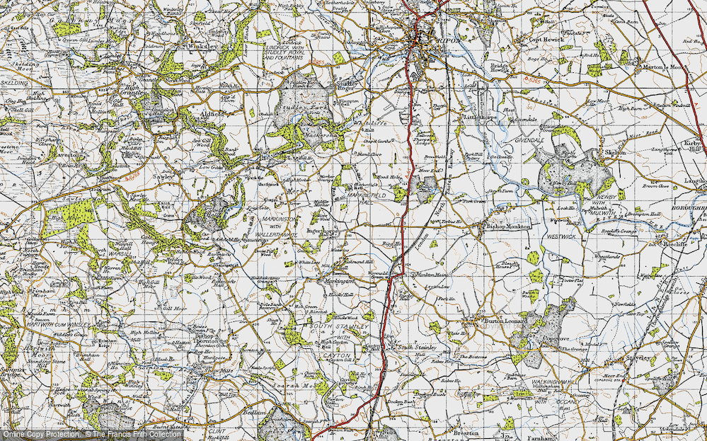 Old Maps Of North Yorkshire Uk Francis Frith