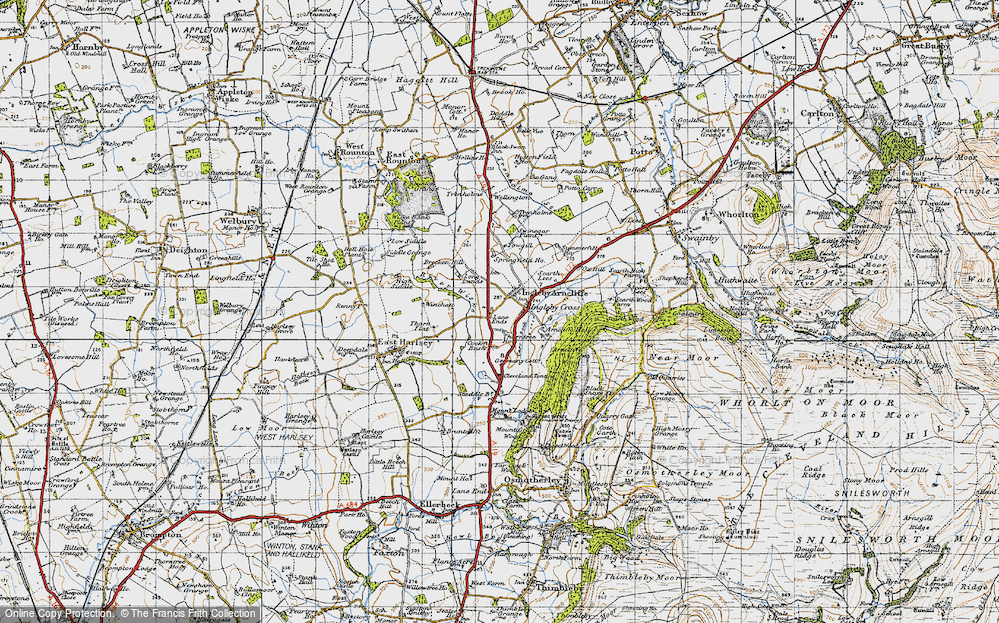Old Map of Ingleby Arncliffe, 1947 in 1947