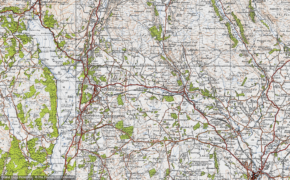 Old Map of Ings, 1947 in 1947