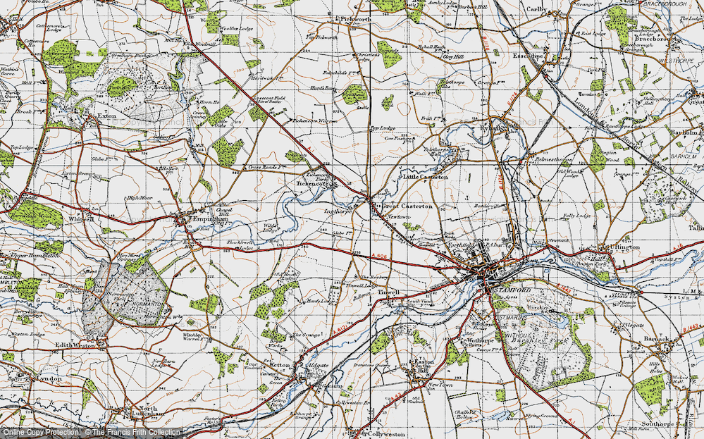 Old Map of Ingthorpe, 1946 in 1946