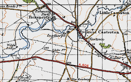 Old map of Ingthorpe in 1946