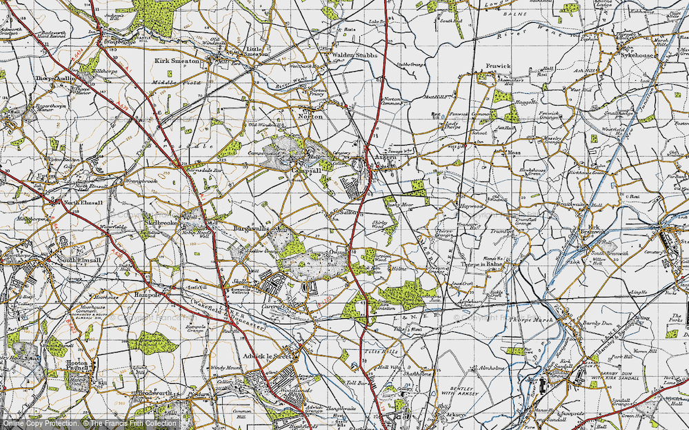Old Map of Instoneville, 1947 in 1947