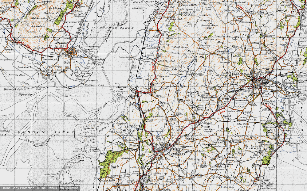 Old Map of Ireleth, 1947 in 1947