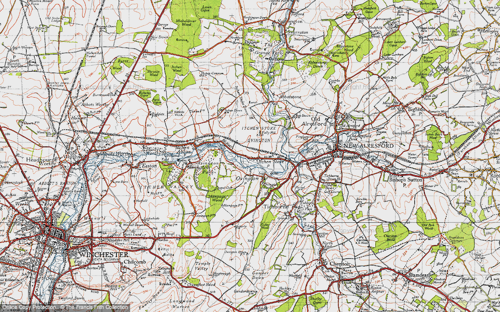 Itchen Stoke, 1945