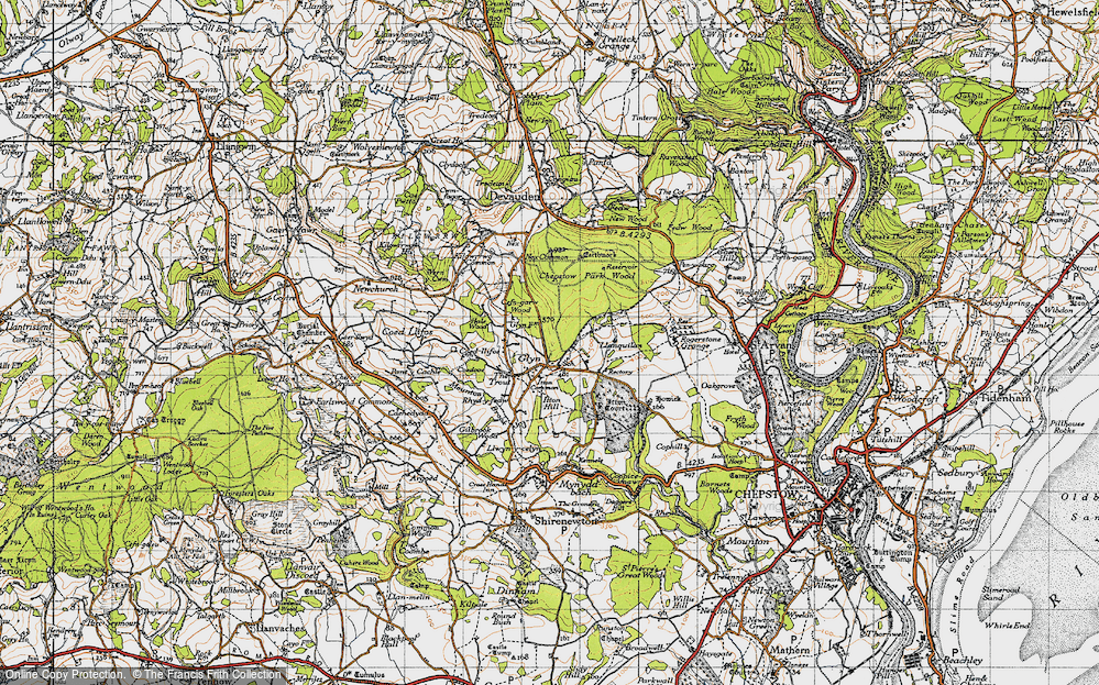 Old Map of Itton Common, 1946 in 1946