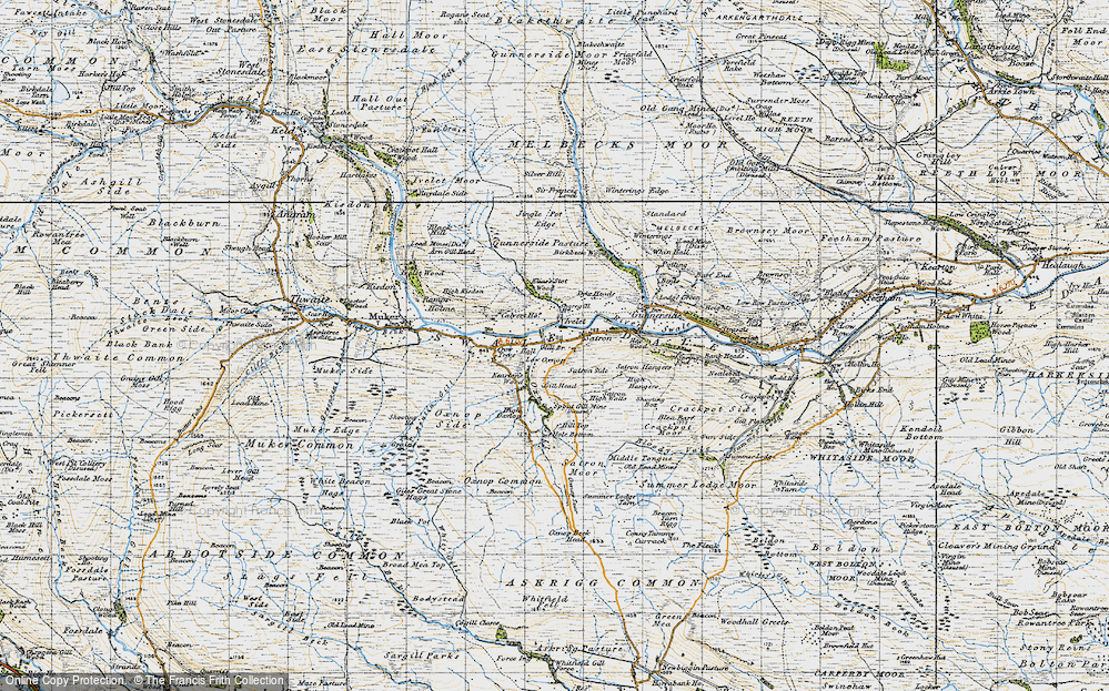 Old Map of Ivelet, 1947 in 1947