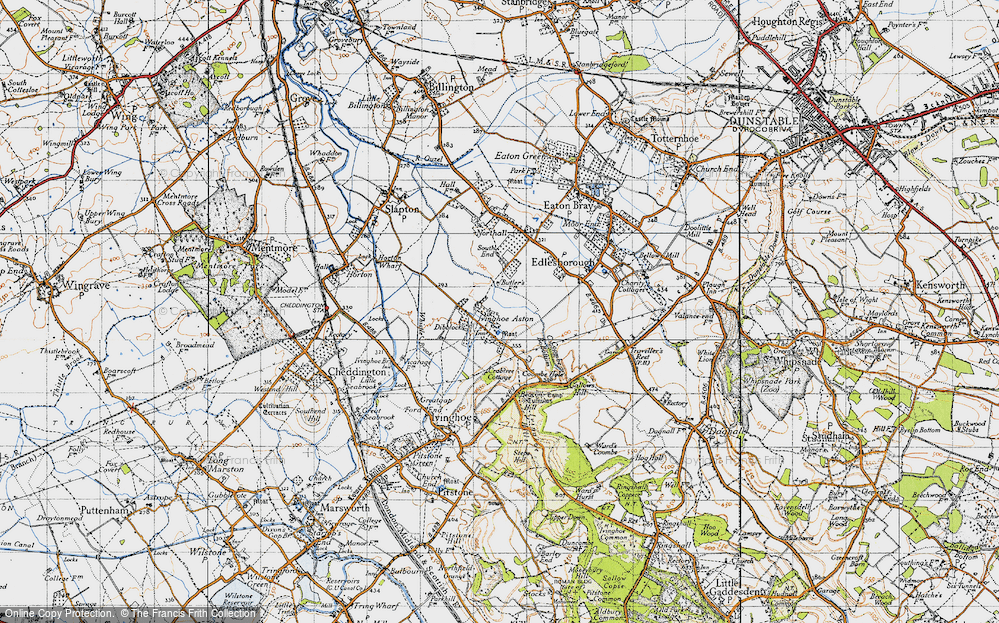 Old Map of Ivinghoe Aston, 1946 in 1946