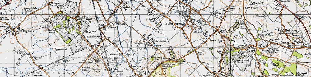 Old map of Ivinghoe Aston in 1946