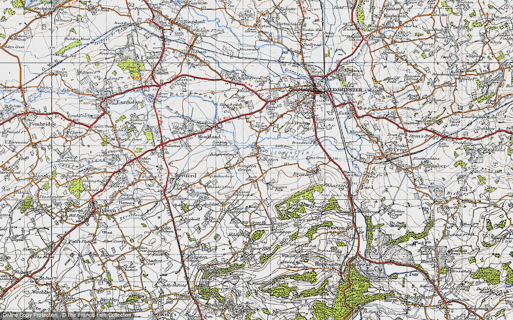 Old Map of Ivington, 1947 in 1947