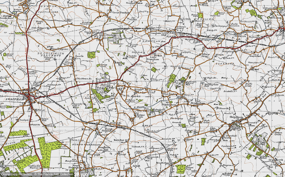 Old Map of Ivy Todd, 1946 in 1946