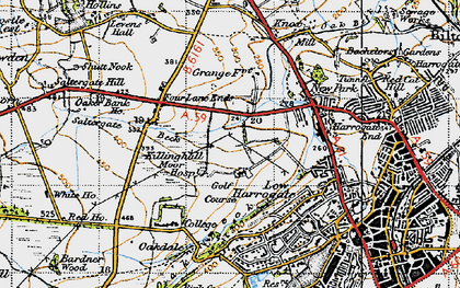 Old map of Jennyfield in 1947