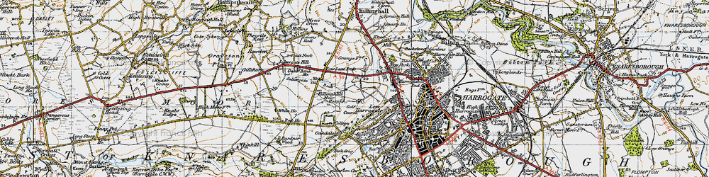 Old map of Jennyfield in 1947