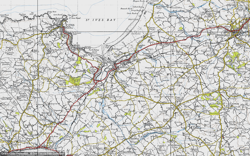 Old Map of Joppa, 1946 in 1946