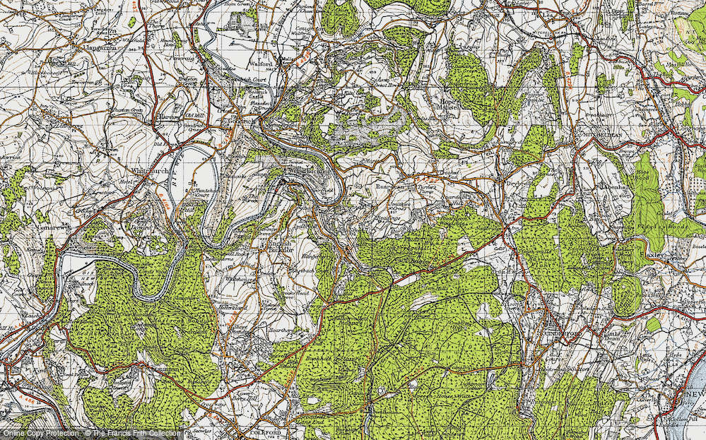 Old Map of Joy's Green, 1947 in 1947