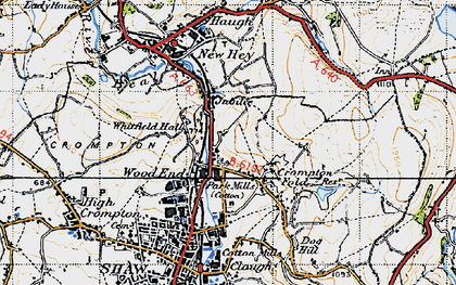 Old map of Jubilee in 1947