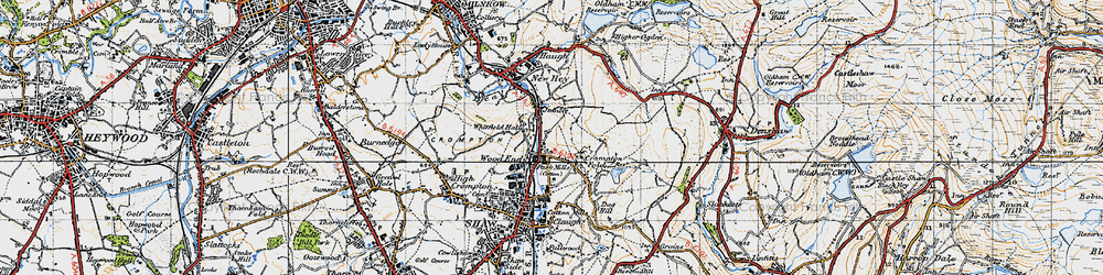 Old map of Jubilee in 1947