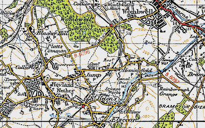 Old map of Jump in 1947