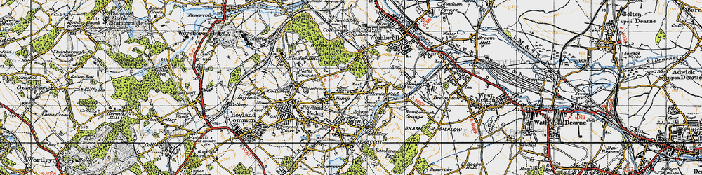 Old map of Jump in 1947