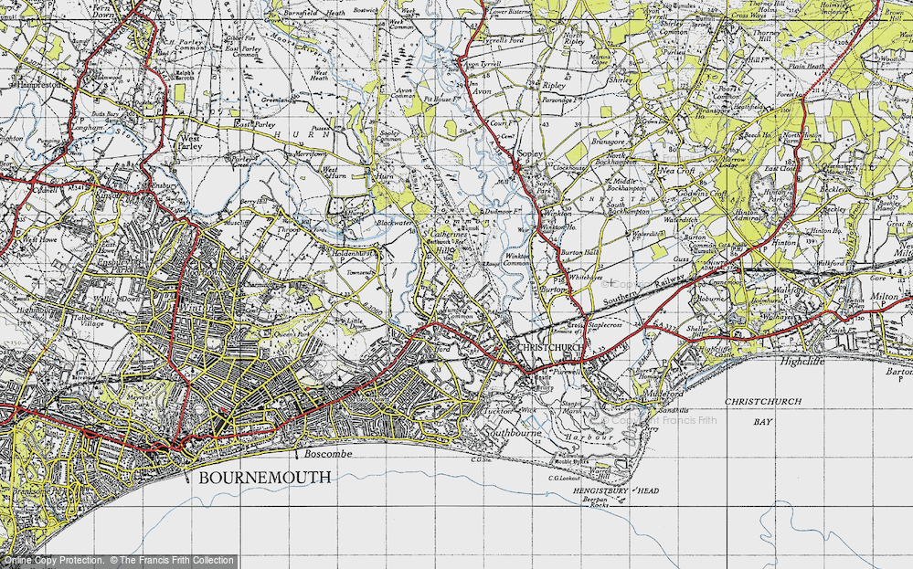 Old Map of Jumpers Common, 1940 in 1940