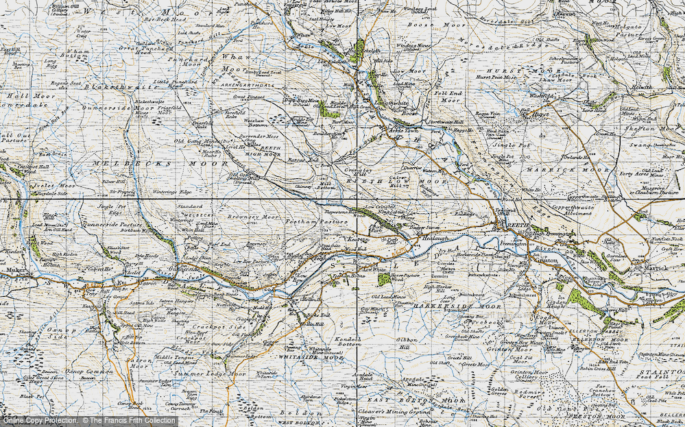 Old Map of Kearton, 1947 in 1947