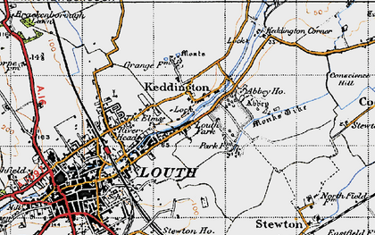 Old map of Keddington in 1946