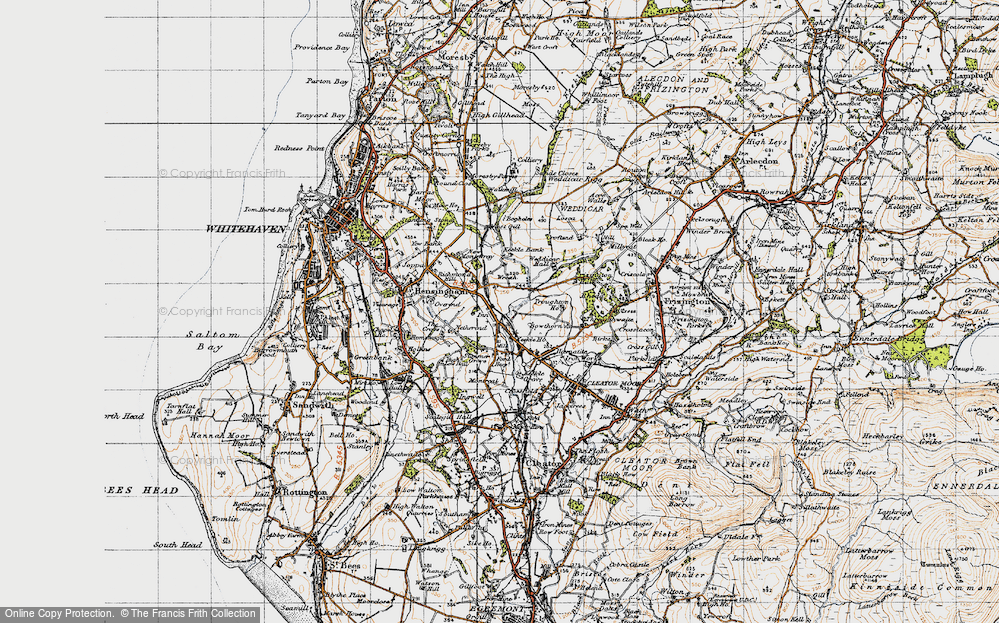 Old Map of Keekle, 1947 in 1947
