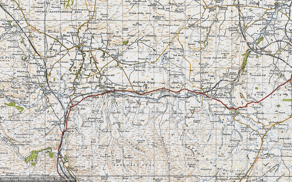 Old Map of Kelleth, 1947 in 1947