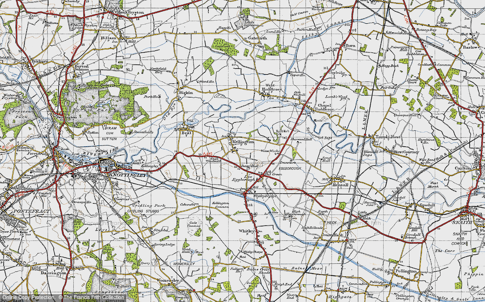Old Map of Kellington, 1947 in 1947