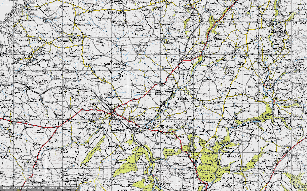 Old Map of Kelly, 1946 in 1946