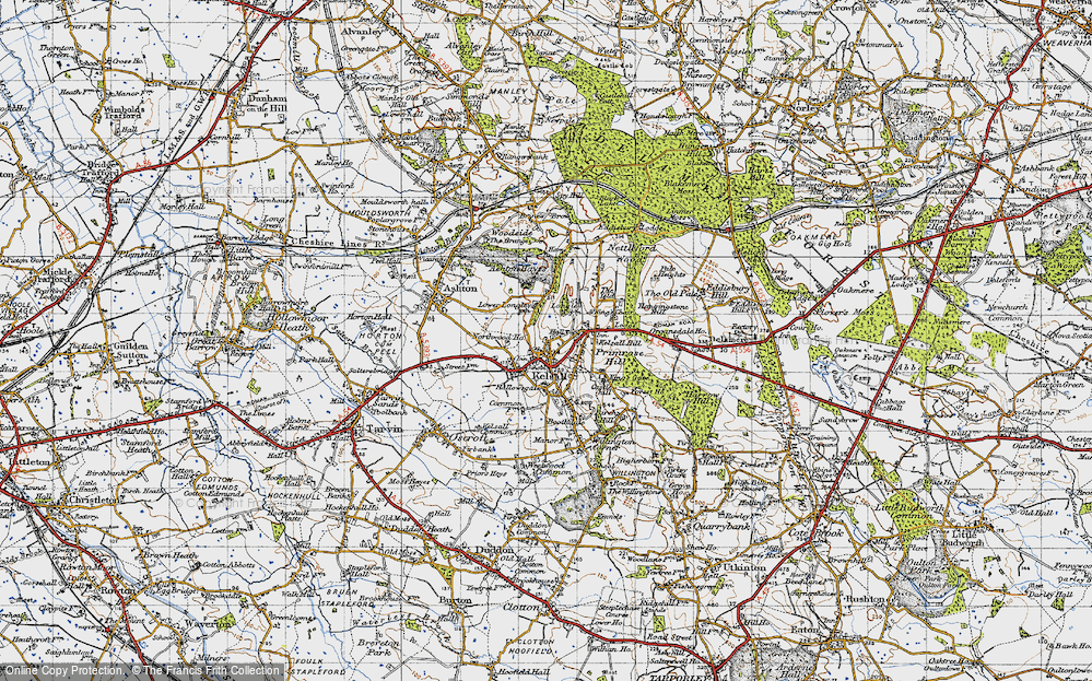 Old Map of Kelsall, 1947 in 1947