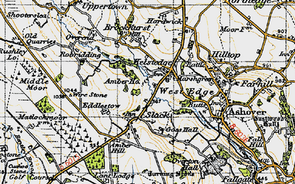 Old map of Kelstedge in 1947