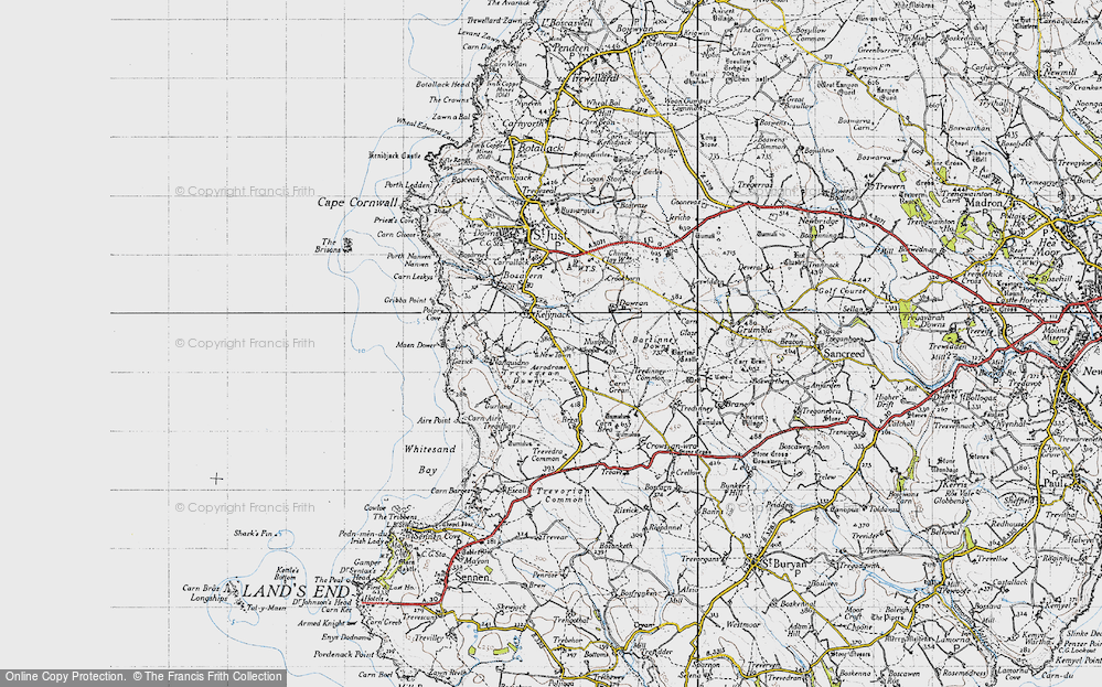 Old Map of Kelynack, 1946 in 1946