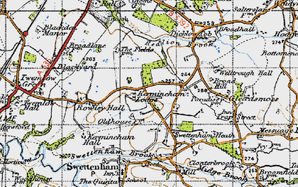 Old map of Kemincham in 1947