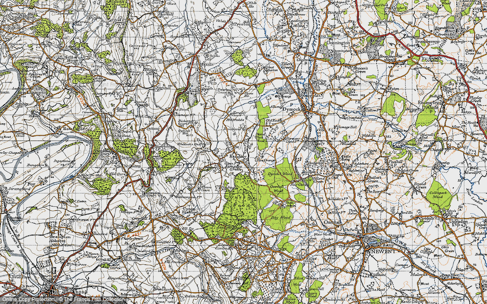 Old Map of Kempley, 1947 in 1947