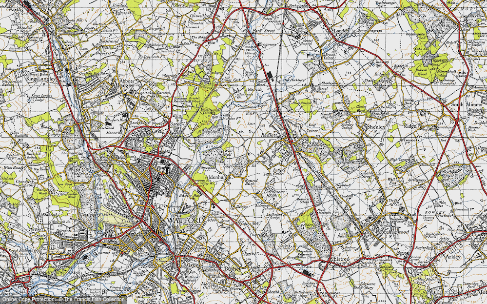 Old Map of Kemprow, 1946 in 1946