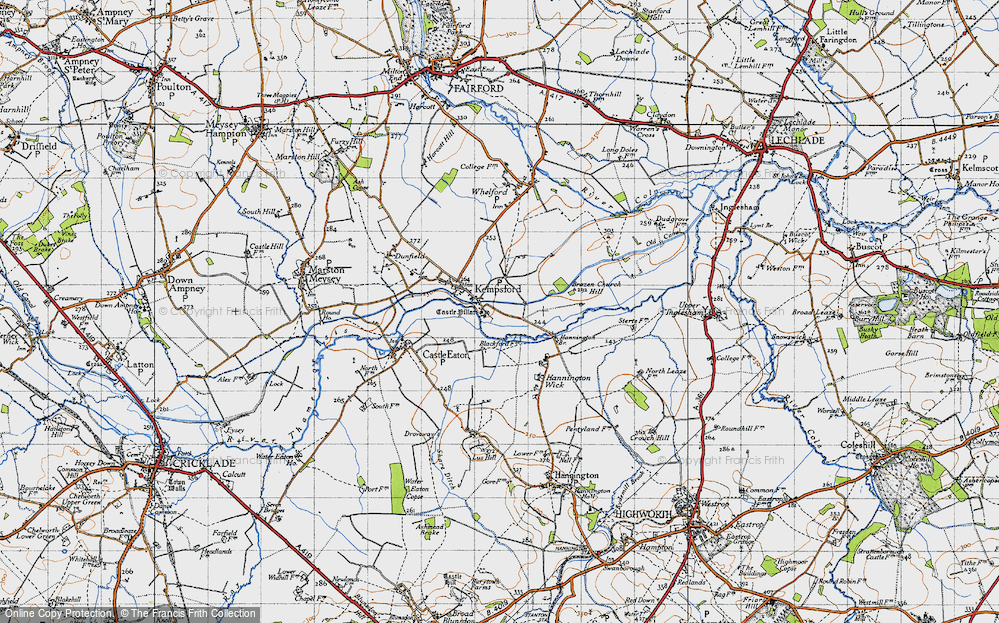 Old Map of Kempsford, 1947 in 1947