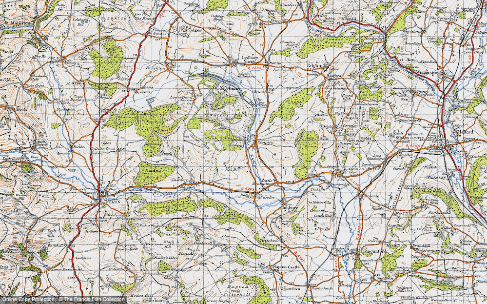Old Map of Kempton, 1947 in 1947