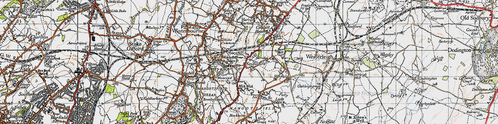 Old map of Kendleshire in 1946