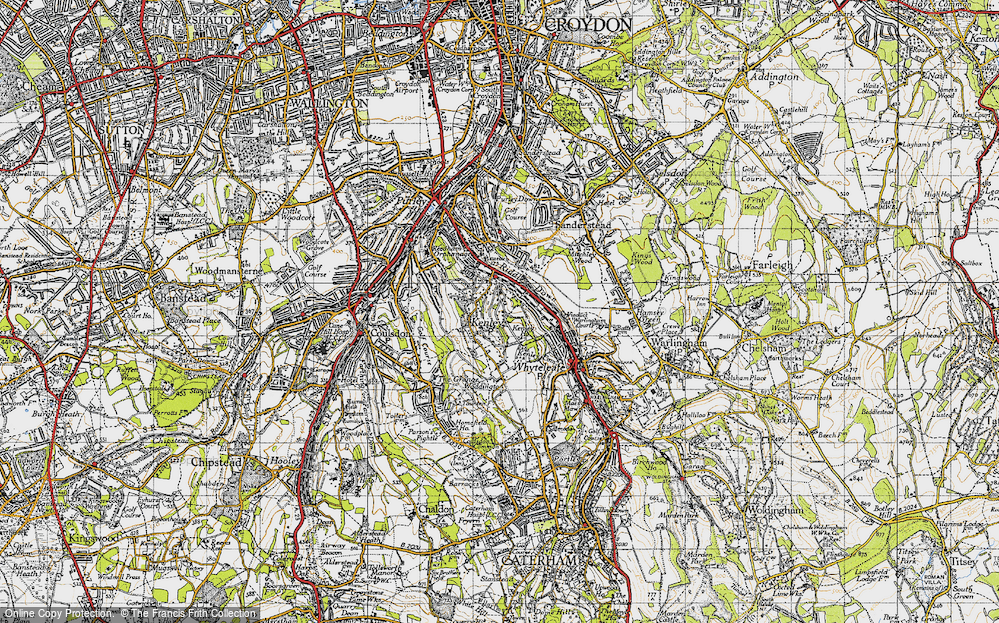 Old Map of Kenley, 1946 in 1946