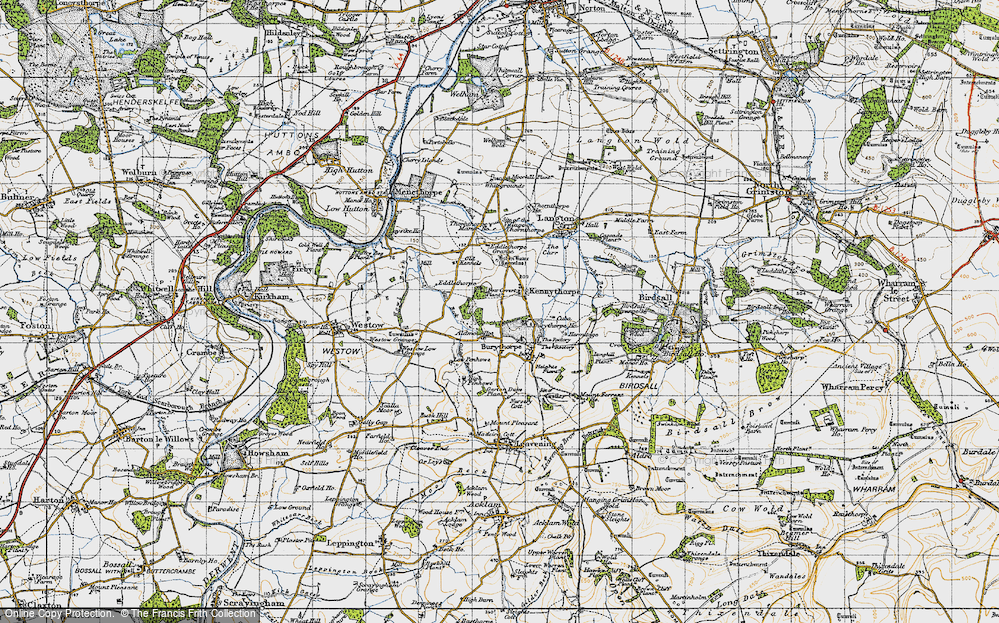 Old Map of Kennythorpe, 1947 in 1947