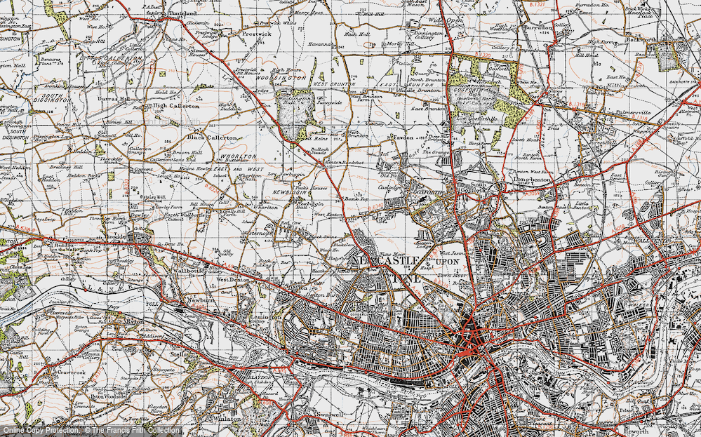 Old Maps of Kenton Bar, Tyne and Wear - Francis Frith