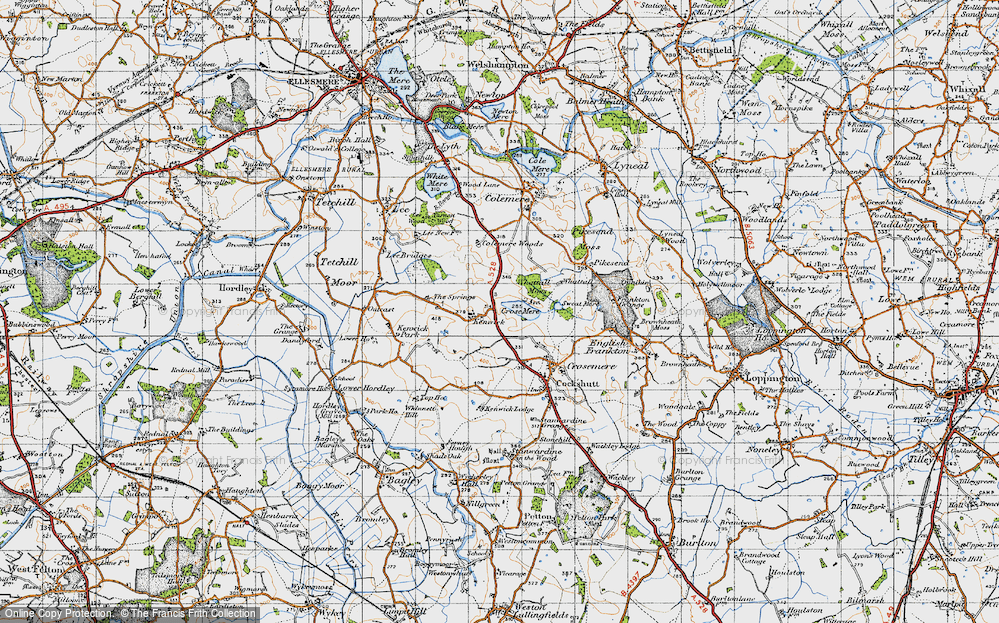 Old Map of Kenwick, 1947 in 1947